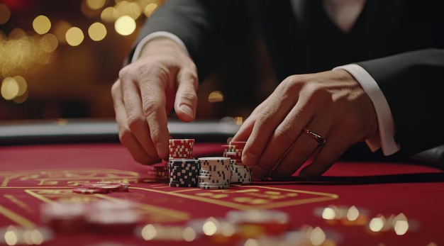 gogogo Live Draw broadcast studio with dealers and game table